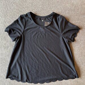 Top Shop Scalloped Top